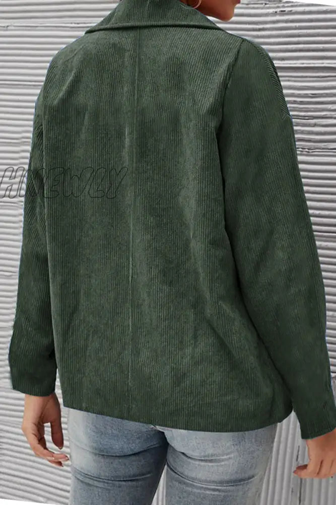 Hnewly - Solid Patchwork Turndown Collar Outerwear(10 Colors) Outerwear/Suit Jacket
