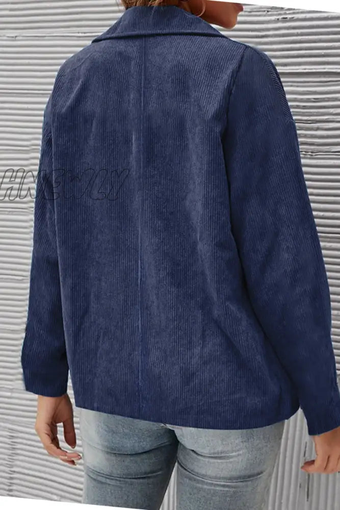 Hnewly - Solid Patchwork Turndown Collar Outerwear(10 Colors) Outerwear/Suit Jacket