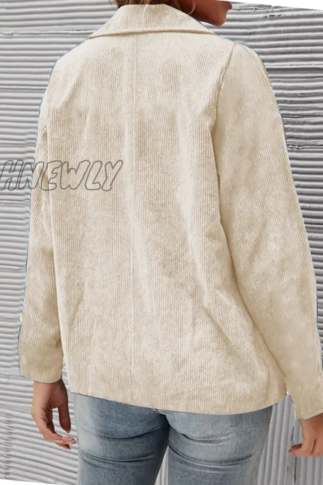 Hnewly - Solid Patchwork Turndown Collar Outerwear(10 Colors) Outerwear/Suit Jacket