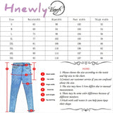 Hnewly Spring And Autumn Women’s Ripped Jeans High Waist Loose Straight Pants Wide Leg Y2K Street