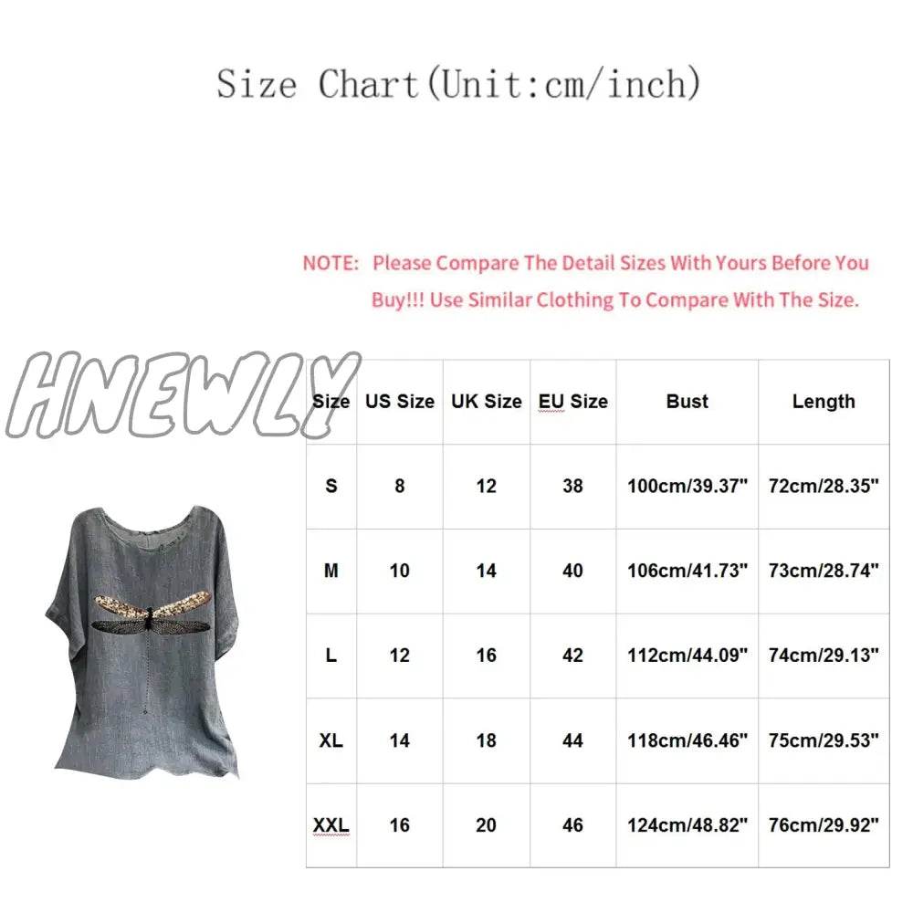 Hnewly Summer Short Sleeve Oversized T Shirt Casaul Tops Women Blusas Vintage Clothes Floral