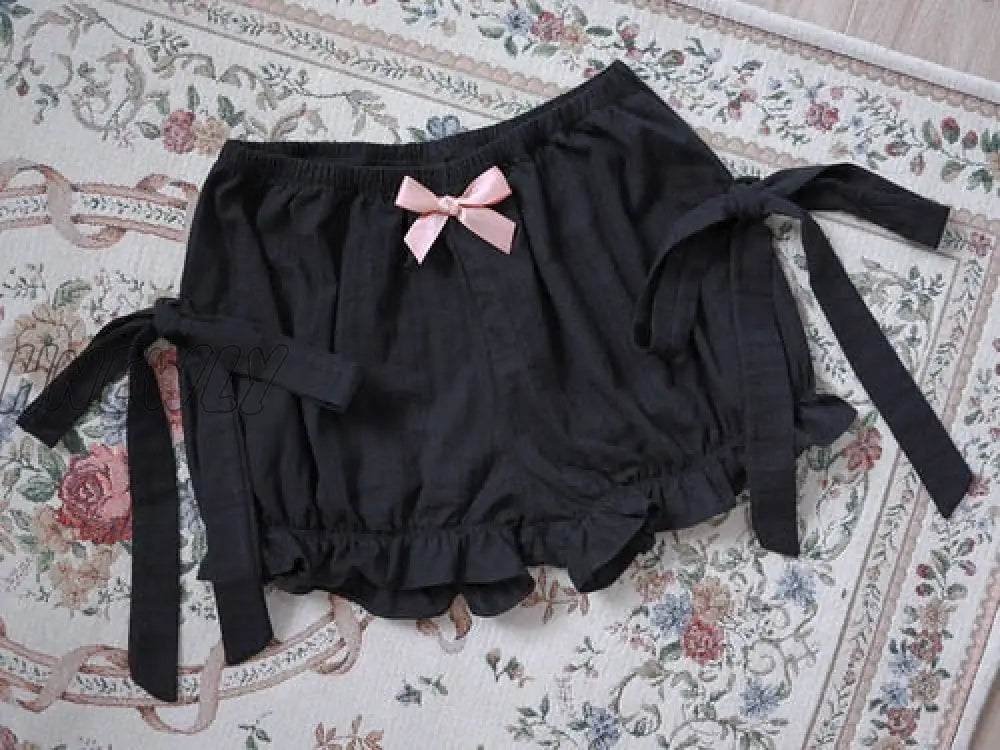 Hnewly Sweet Lace Ruffles Women Lolita Safety Shorts Pants Cute Victorian Knickers Cotton Princess