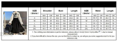 Hnewly Vintage Women Gothic Punk Lolita Dress Casual High Waist Long Sleeve Hat Collar Sexy Gry
