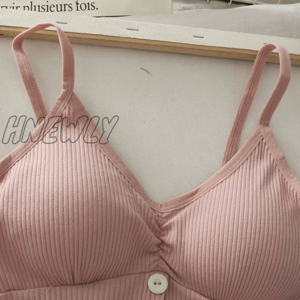 Hnewly Woman Knitted Tank Top Women Strap Vest Sexy Female Knitting Crop