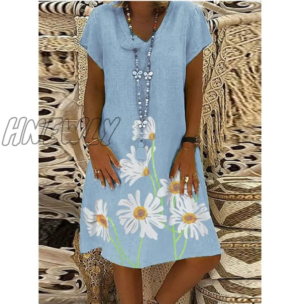 Hnewly Women Casual Loose Dress Colors Pluse Sizes Batwing Solid Beach Boho Splice Pocket Fashion