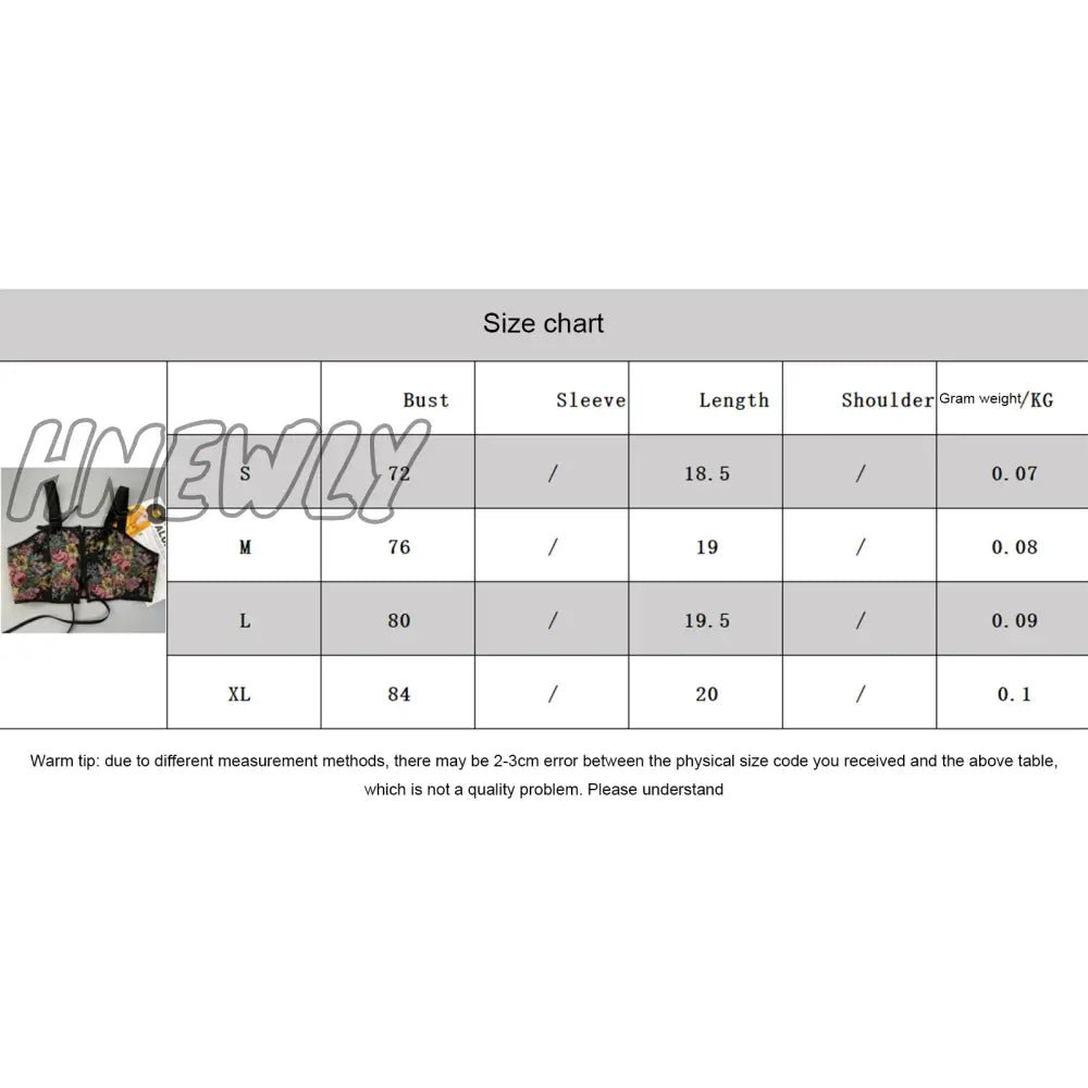 Hnewly Women Elegant Designer French Vintage Print Halter Tops Chic Bandage Floral Corset Shirts