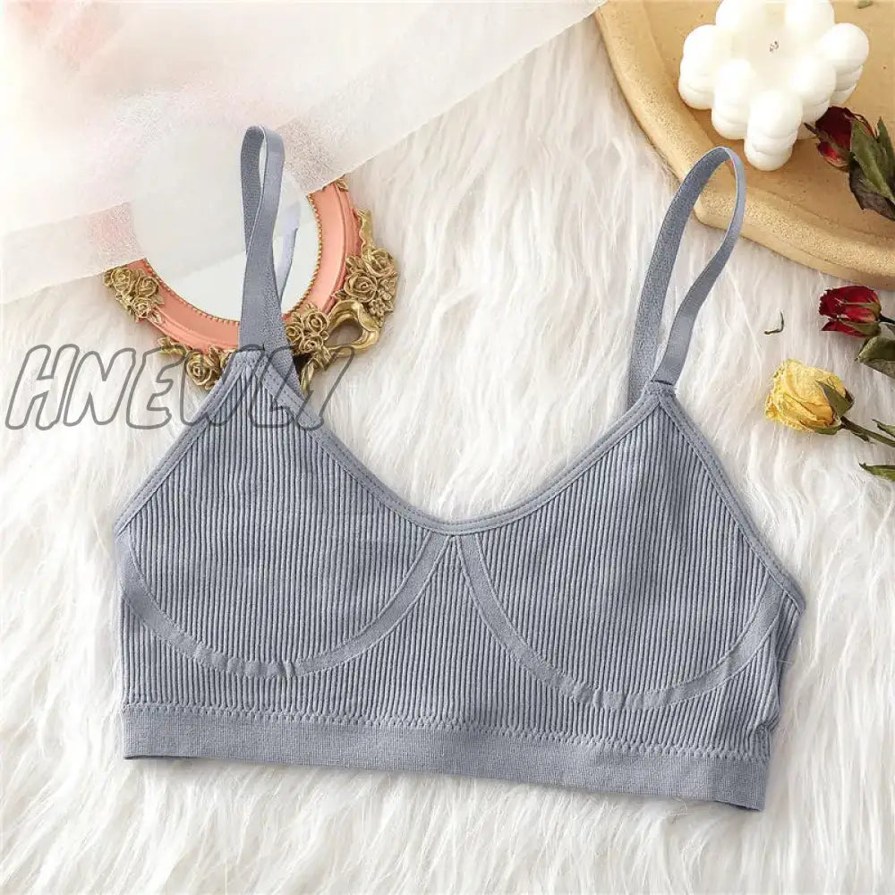 Hnewly Women Seamless Solid Color Tank Tops Female S-Xl Sexy Underwear U-Back Sleeveless Top Thin