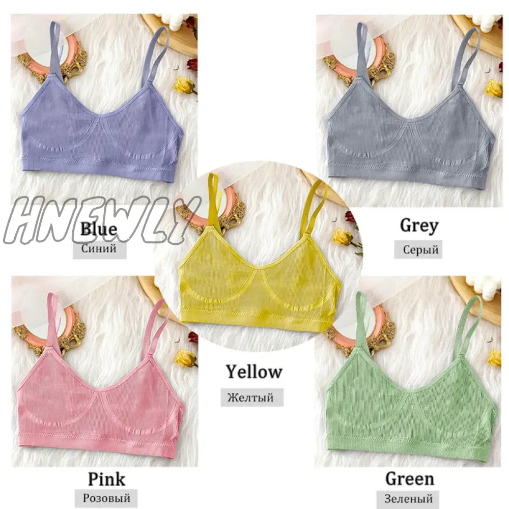 Hnewly Women Seamless Solid Color Tank Tops Female S-Xl Sexy Underwear U-Back Sleeveless Top Thin
