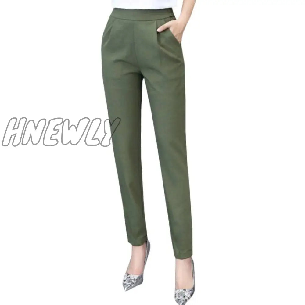 Hnewly Women Seluar Wanita Long Pants Harem Causal Trousers Formal Office Slack Perempuan Business