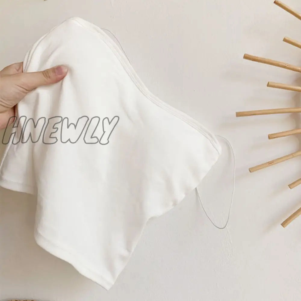 Hnewly Women Summer Shirt Camisole Tank Cotton Soft Elastic Washable Wear-Resistant Versatile Vest