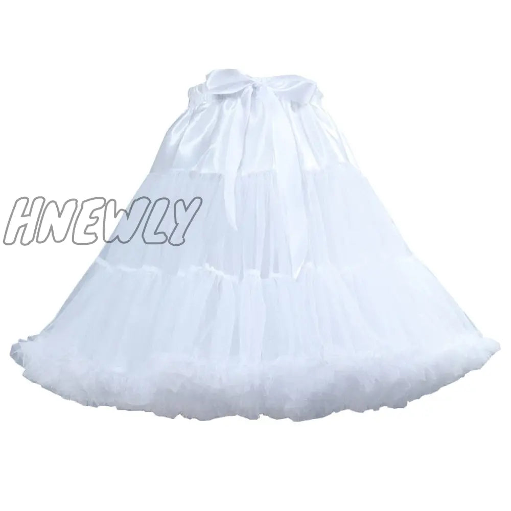 Hnewly Women Underskirt For Wedding Dress Cosplay Fairy Maid Clothing Pink Short Petticoats Tutu