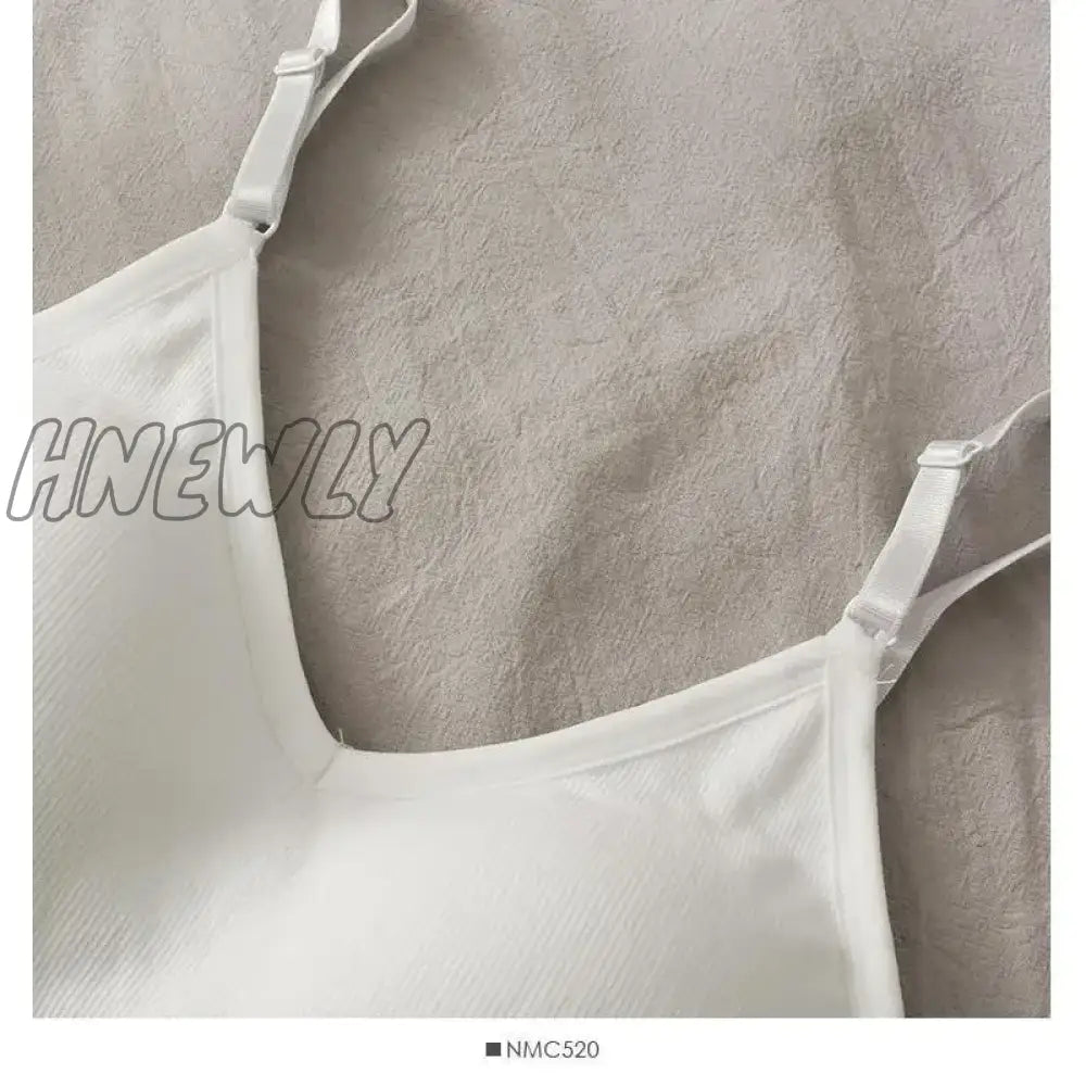 Hnewly Womens Tops Sexy Tank Top Women Built In Bra Solid Color Camis For Crop Off Shoulder