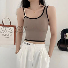 Hnewly Women’s Tube Top Summer New Bras Women Sexy Crop Tops Bra Female Camisole Vest Removable