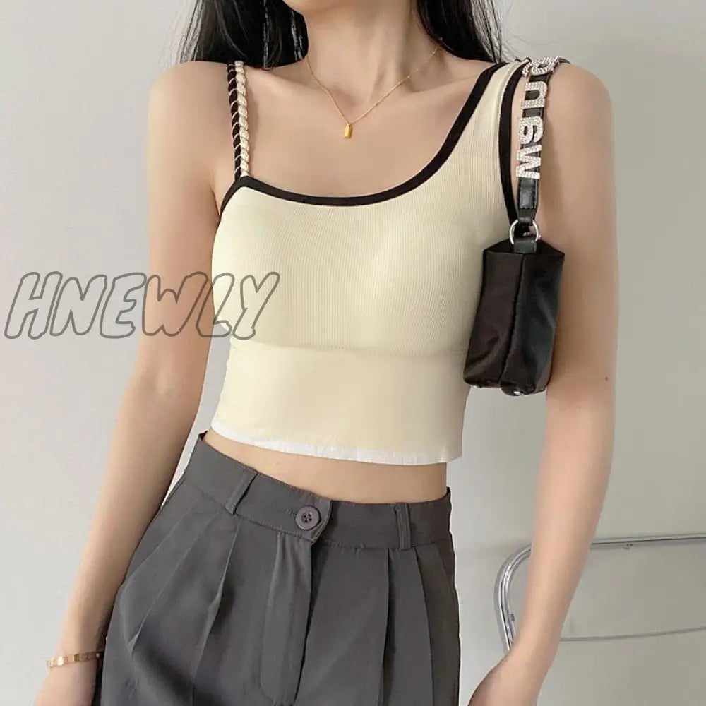 Hnewly Women’s Tube Top Summer New Bras Women Sexy Crop Tops Bra Female Camisole Vest Removable