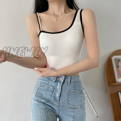 Hnewly Women’s Tube Top Summer New Bras Women Sexy Crop Tops Bra Female Camisole Vest Removable