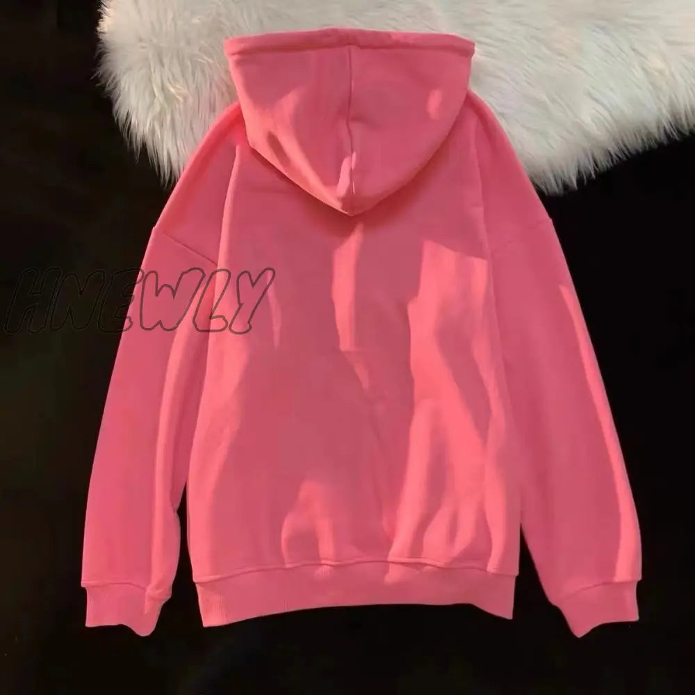 Hnewly Y2K Women Vintage Gothic Streetwear Embroidery Harajuku Hoodies Hip Hop Jacket Zip Up Hoodie