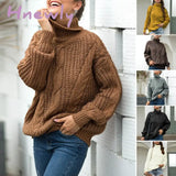 Hot Kf - Autumn And Winter Thick Line Twist Sweater Fashion Wild