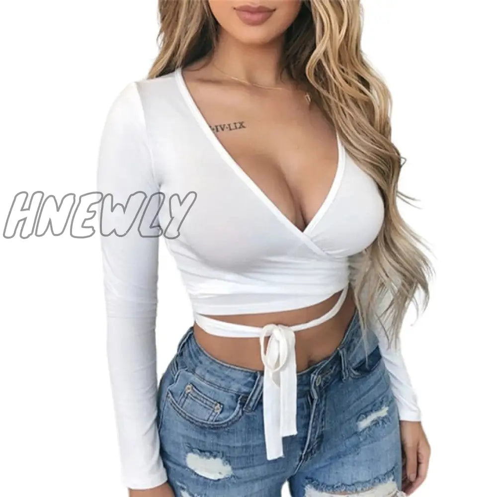 Women T - Shirt Long Sleeve Top Ladies Bodycon Casual T Shirt Sexy Womens Clothing Party Clothes